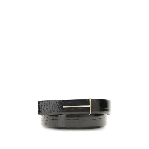 Tom Ford Black Goatskin Regular Women's Belt